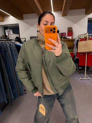 BOMBER VERDE DOUBLE FACE
