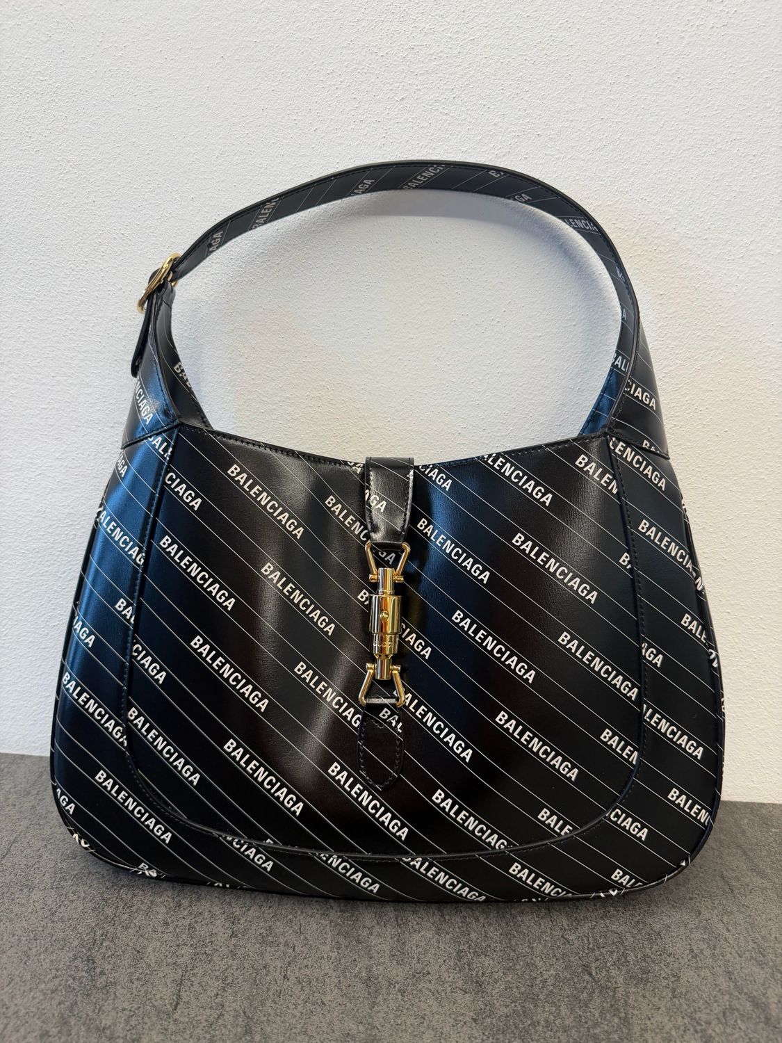 GUCCI JACKIE LIMITED BALENCIAGA PELLE NERA MONOGRAM NUOVA
