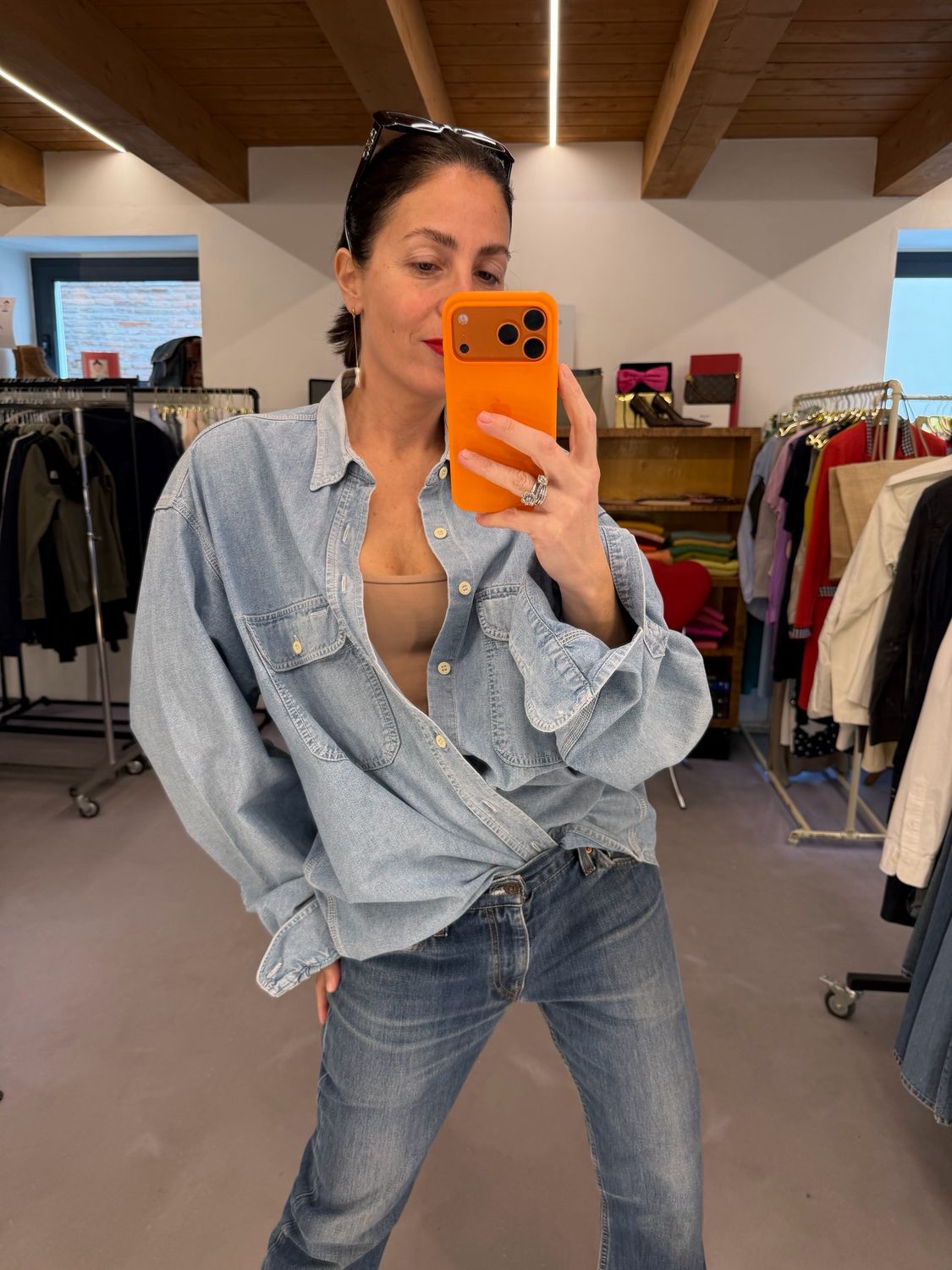 CAMICIA LEVIS VINTAGE DENIM CHIARO TG XL