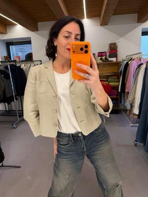 GIACCHINA MAX MARA LINO NATURALE