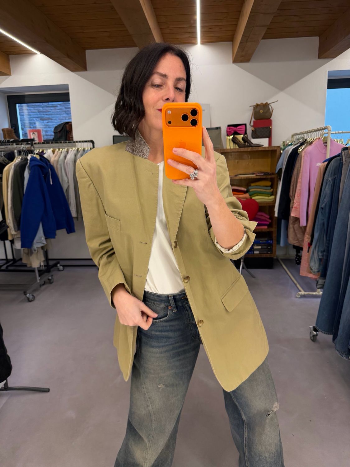 BLAZER BURBERRY COTONE KAKI