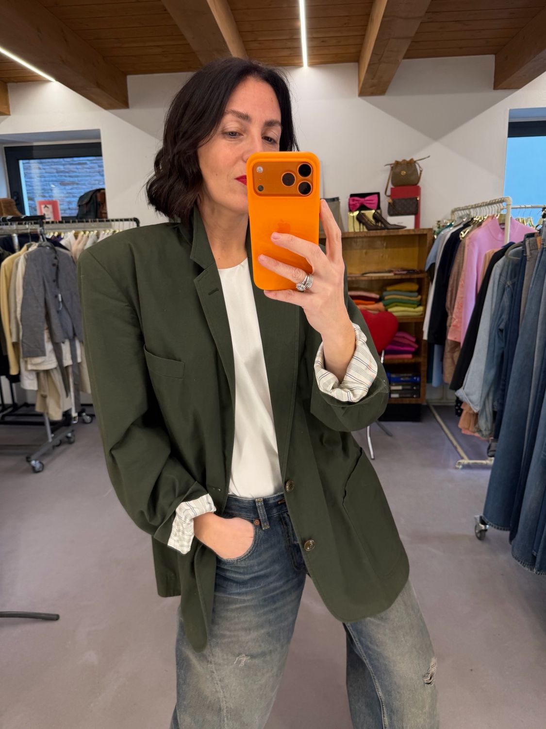 BLAZER HENRY COTTONS COTONE VERDE MILITARR