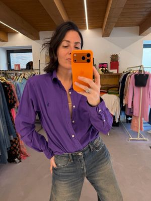 CAMICIA RALPH LAUREN PURPLE