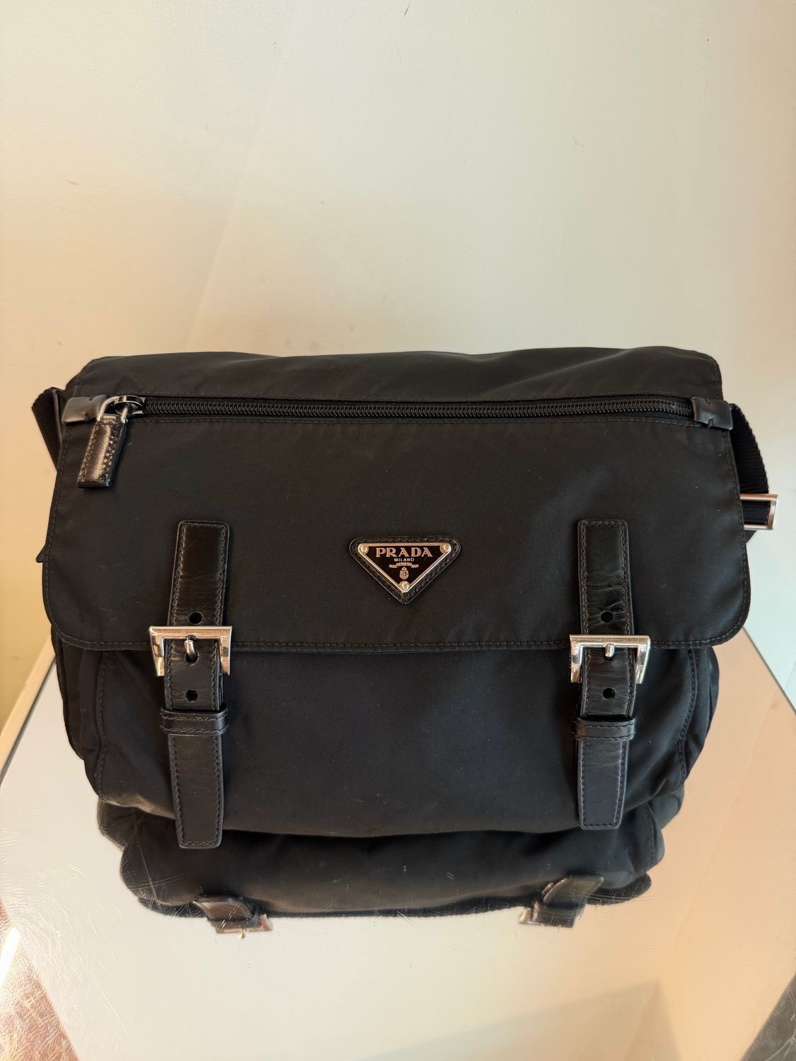 PRADA MESSANGER NYLON NERO