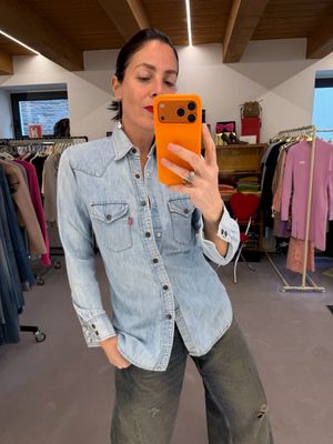 CAMICIA LEVIS DENIM CHIARO TG S