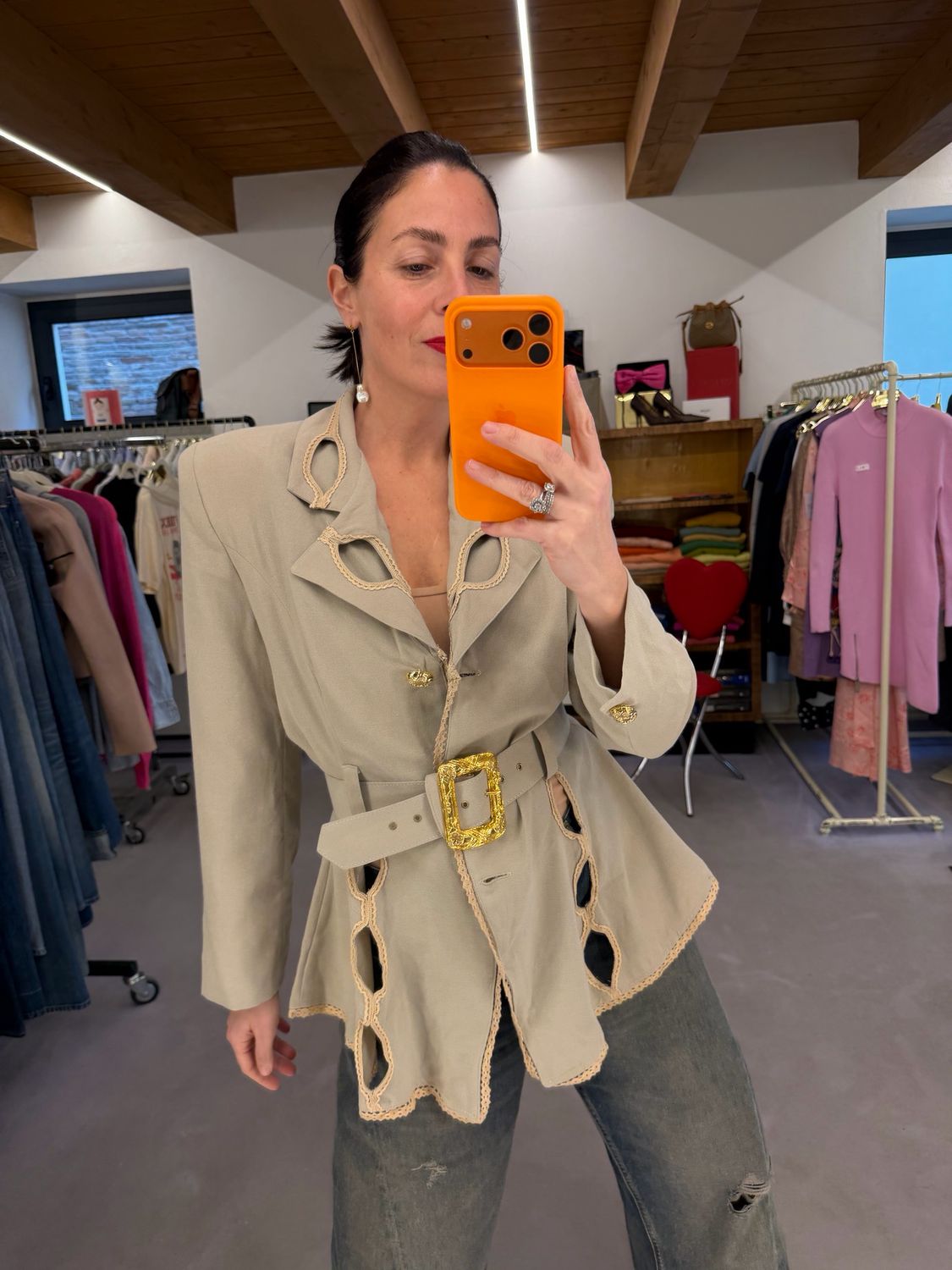 GIACCA VINTAGE ANNI 90 CON OBLÒ 