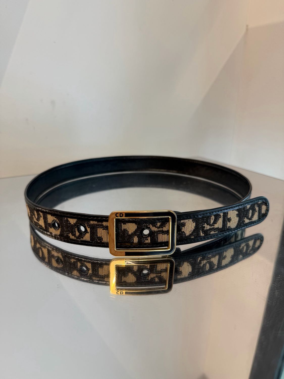 CINTA DIOR MONOGRAM NERO