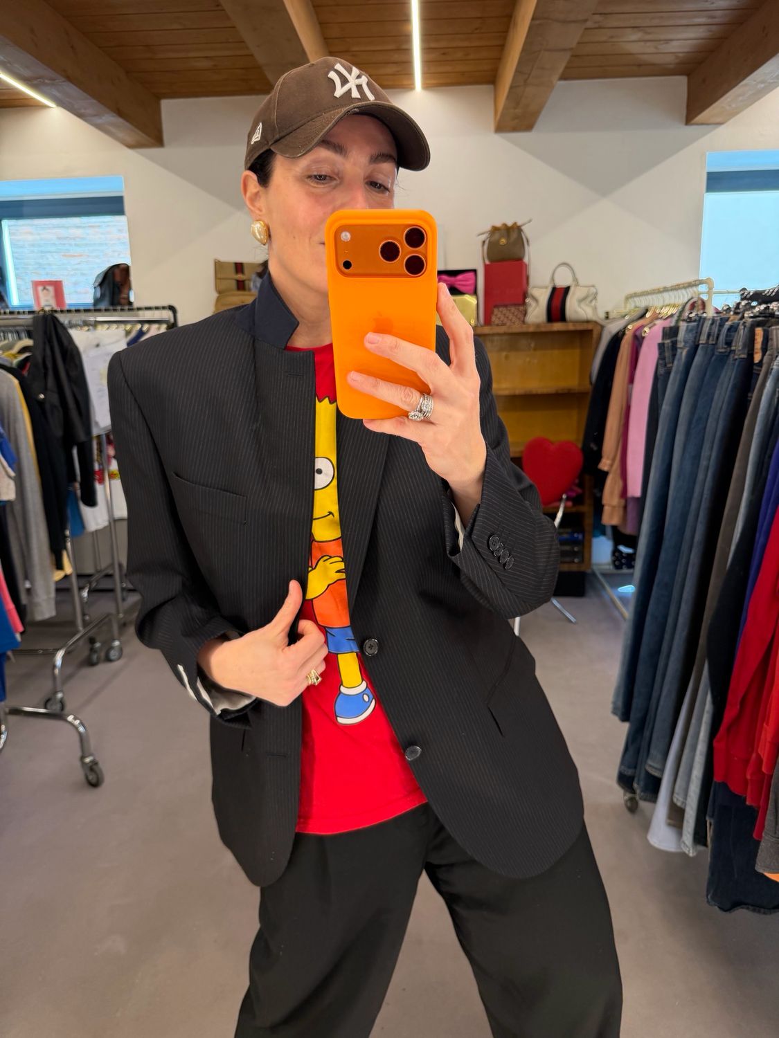 BLAZER NUOVO ENRICO COVERI BLU GESSATO TG 46