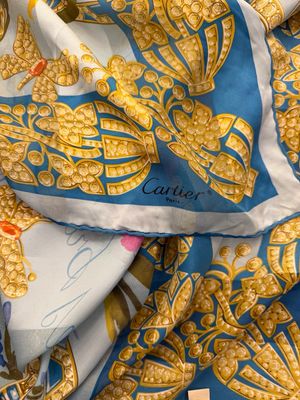 FOULARD CARTIER PURA SETA FANTASIA LIBELLULE