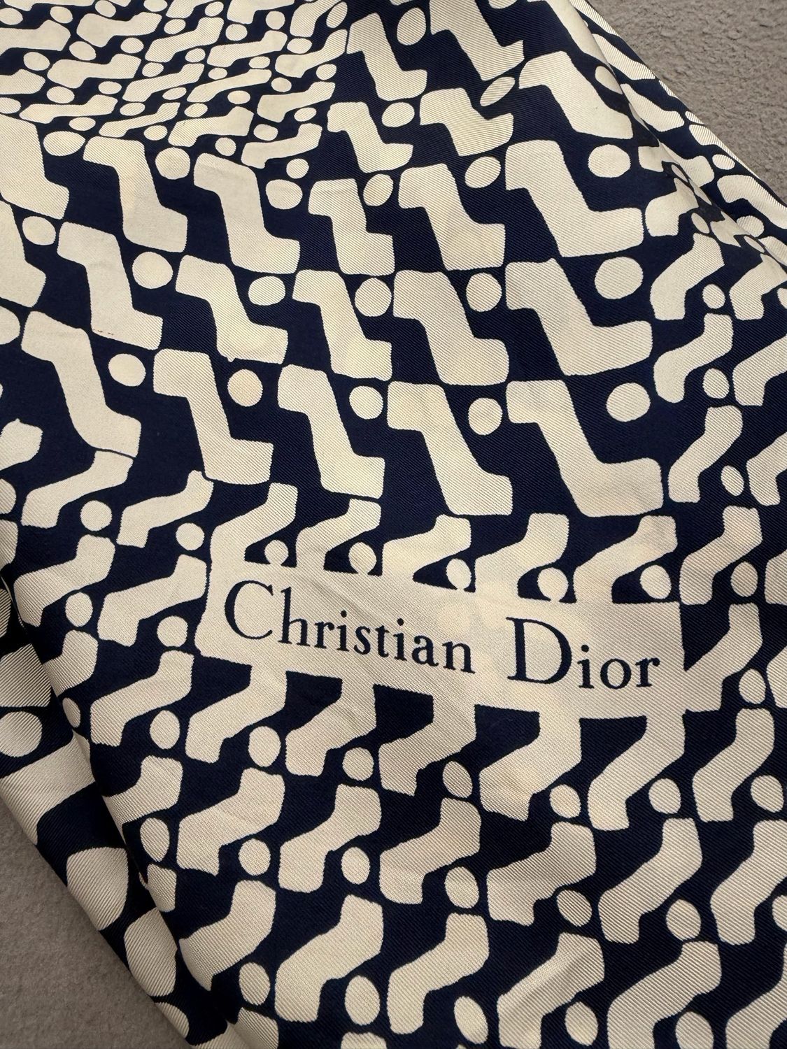 FOULARD DIOR PURA SETA FANTASIA OPTICAL