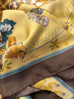 FOULARD FERRAGAMO PURA SETA FANTASIA ANIMALIER