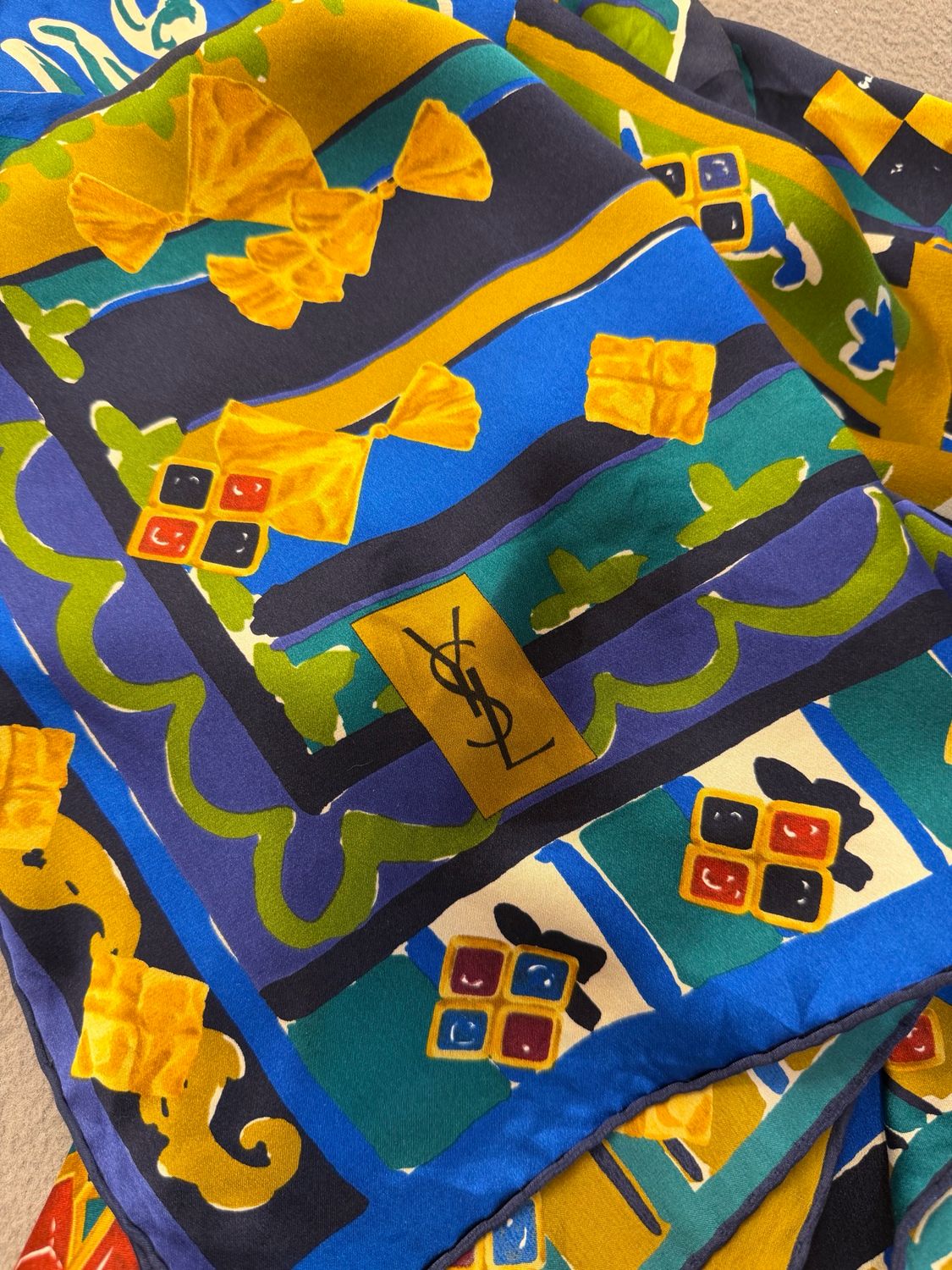 FOULARD YSL PURA SETA FANTASIA GIOIELLI