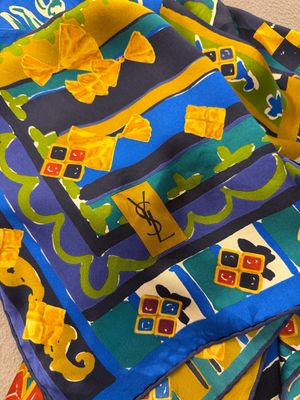 FOULARD YSL PURA SETA FANTASIA GIOIELLI
