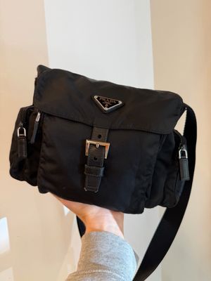 BORSA PRADA MESSANGER CON TASCHE LATERALI