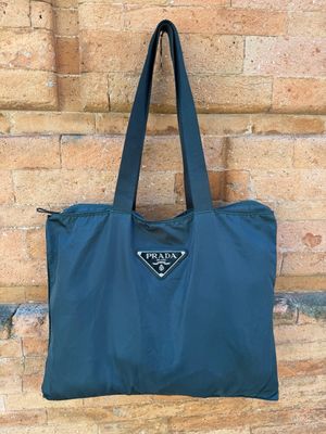 SHOPPER PRADA NYLON OTTANIO LOGO MAXI