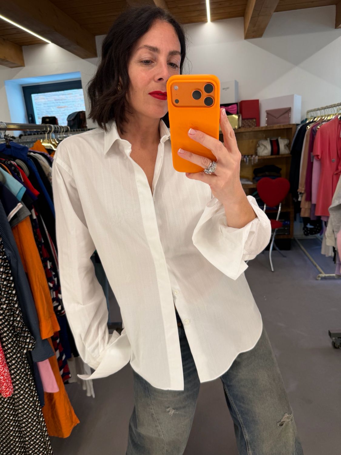 CAMICIA YSL CERIMONIA COTONE LAVORATO