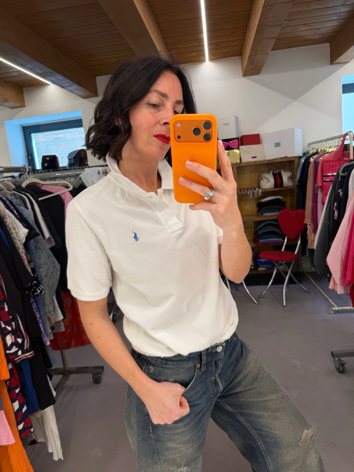 POLO RALPH LAUREN BIANCA COTONE PIQUET