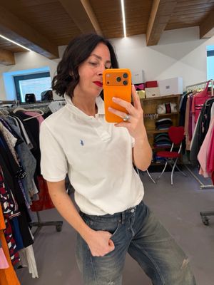 POLO RALPH LAUREN BIANCA COTONE PIQUET
