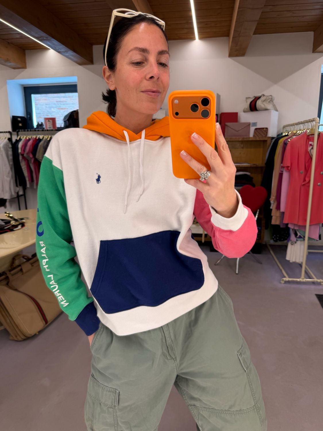 FELPA RALPH LAUREN MULTICOLOR