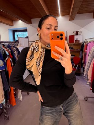 FOULARD BURBERRY PURA SETA CHECK