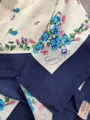 FOULARD GUCCI FLORA SMALL PURA SETA