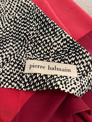 FOULARD PIERRE BALMAIN FANTASIA GEOMETRICA PURA SETA