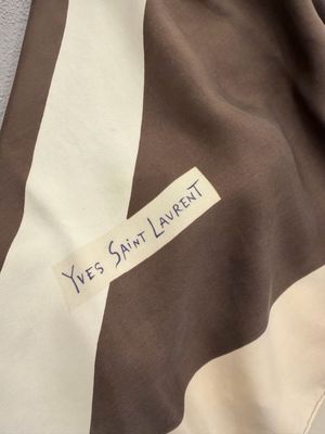 FOULARD YSL FANTASIA GEOMETRICA PURA SETA