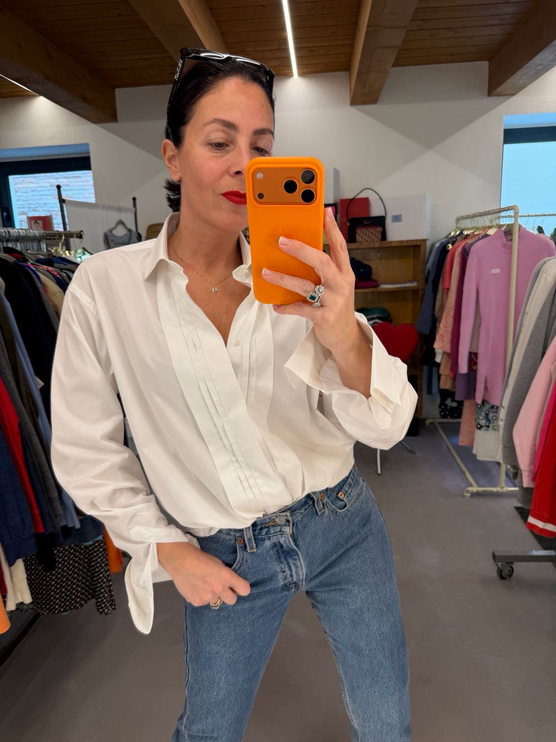 CAMICIA YSL CERIMONIA PLISSE AMPIO VERTICALE 