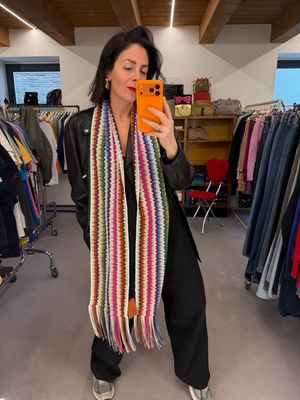 SCIARPA ESTIVA MISSONI FILO LAMINATO MULTICOLOR/ARGENTO