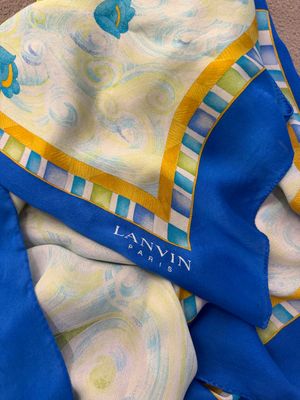 FOULARD PURA SETA LANVIN FANTASIA IMPRESSIONISTA