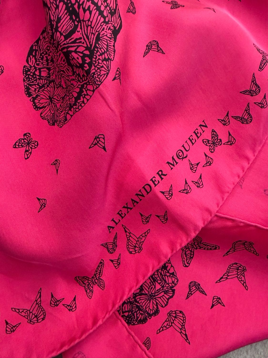 FOULARD PURA SETA ALEXANDER MCQUEEN