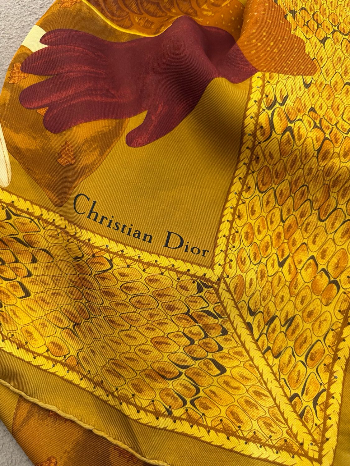 FOULARD CHRISTIAN DIOR GUANTI