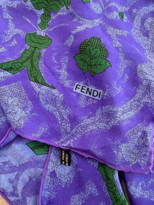 FOULARD FENDI PURA SETA FANTASIA
