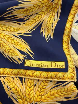 FOULARD PURA SETA DIOR SPIGHE DI GRANO