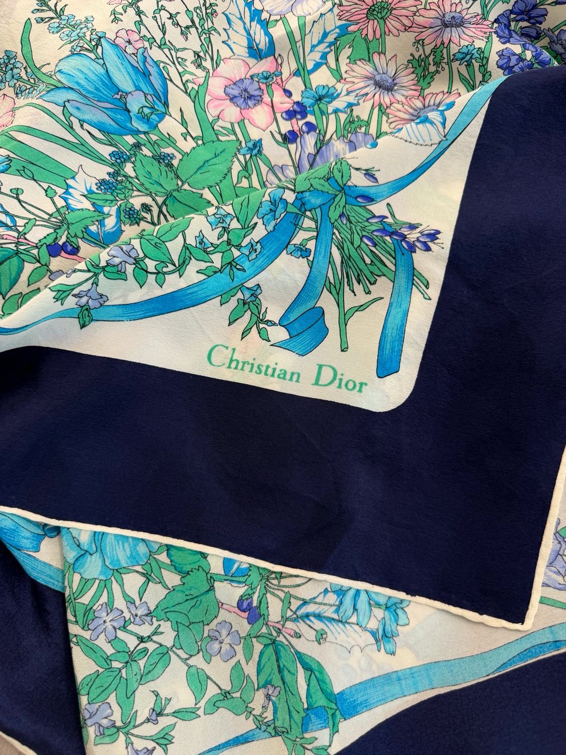 FOULARD PURA SETA DIOR FLORA