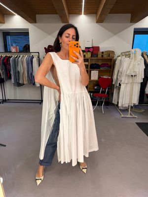 ABITO TESSA PURO COTONE BIANCO