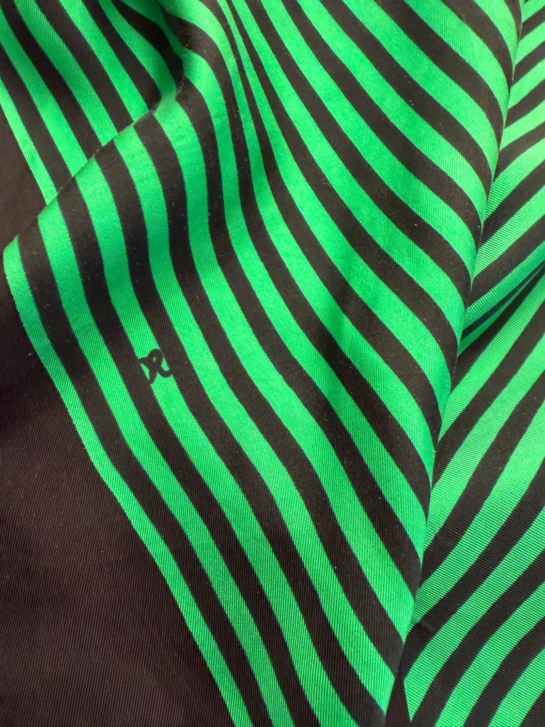 FOULARD ROBERTA DI CAMERINO OPTICAL VERDE NERO