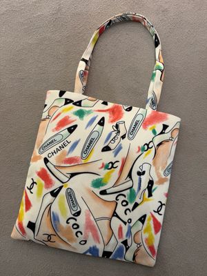 SHOPPERINA TELA CANVAS CHANEL