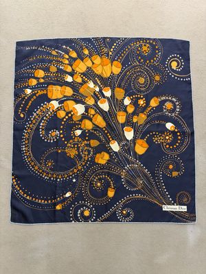 FOULARD DIOR CAMPANELLE PURA SETA FOULARD DIOR CAMPANELLE PURA SETA