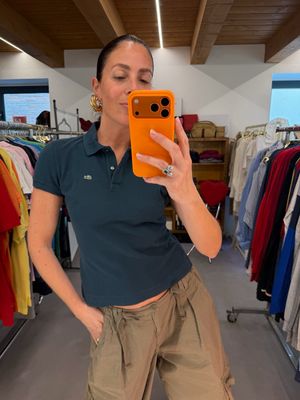 POLO LACOSTE DONNA VERDONE