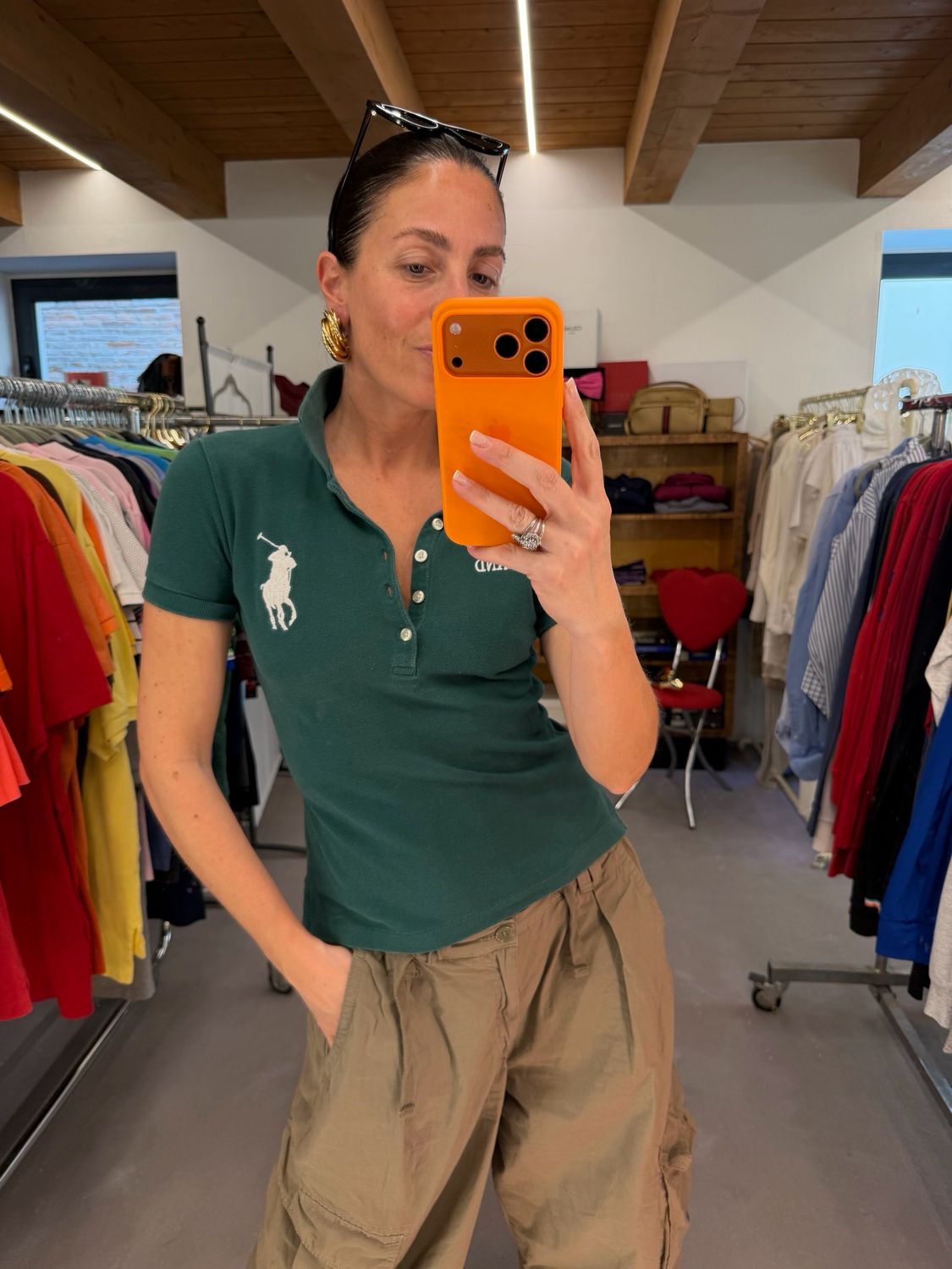 POLO RALPH LAUREN VERDE MAXI LOGHI