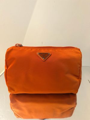 NECESSAIRE PRADA NYLON PAPAYA