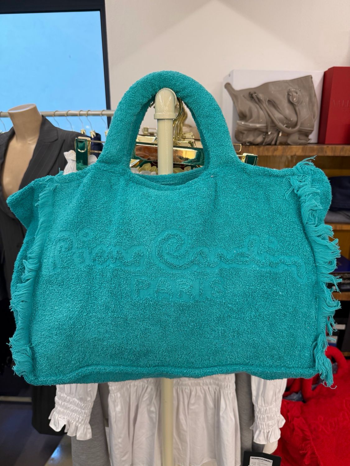 SHOPPER SPUGNA PIERRE CARDIN ACQUAMARINA