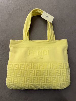 BORSA/TELO FENDI SPUGNA MONOGRAM ZUCCA GIALLO PASTELLO
