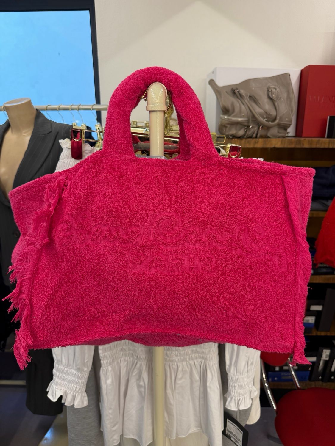 SHOPPER PIERRE CARDIN SPUGNA FUCSIA