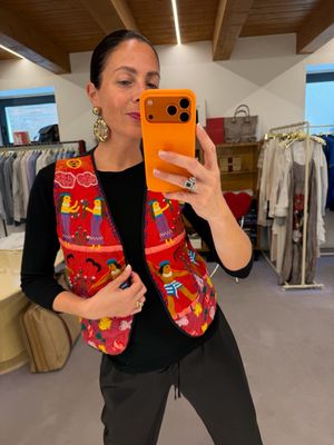GILET RICAMATO VINTAGE