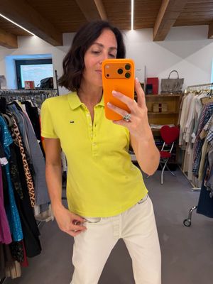 POLO LACOSTE LEMON DONNA TG 44
