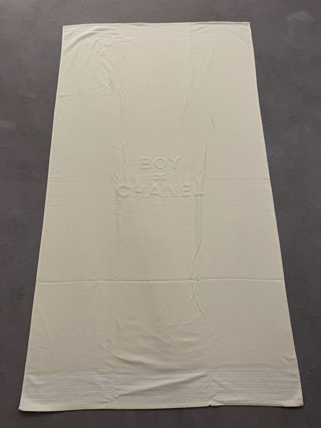 TELA MARE CHANEL LE BOY BEIGE