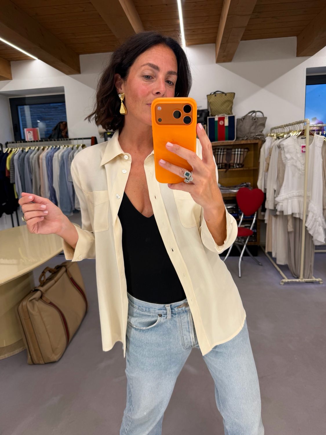 CAMICIA MAX MARA SETA AVORIO