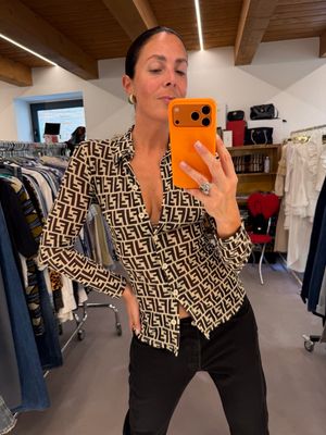 CAMICIA FENDI VINTAGE MONOGRAM ZUCCA CAMICIA FENDI VINTAGE MONOGRAM ZUCCA